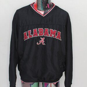 Alabama Crimson Tide Jacket Mens Large Windbreaker Pullover Colosseum Athletics